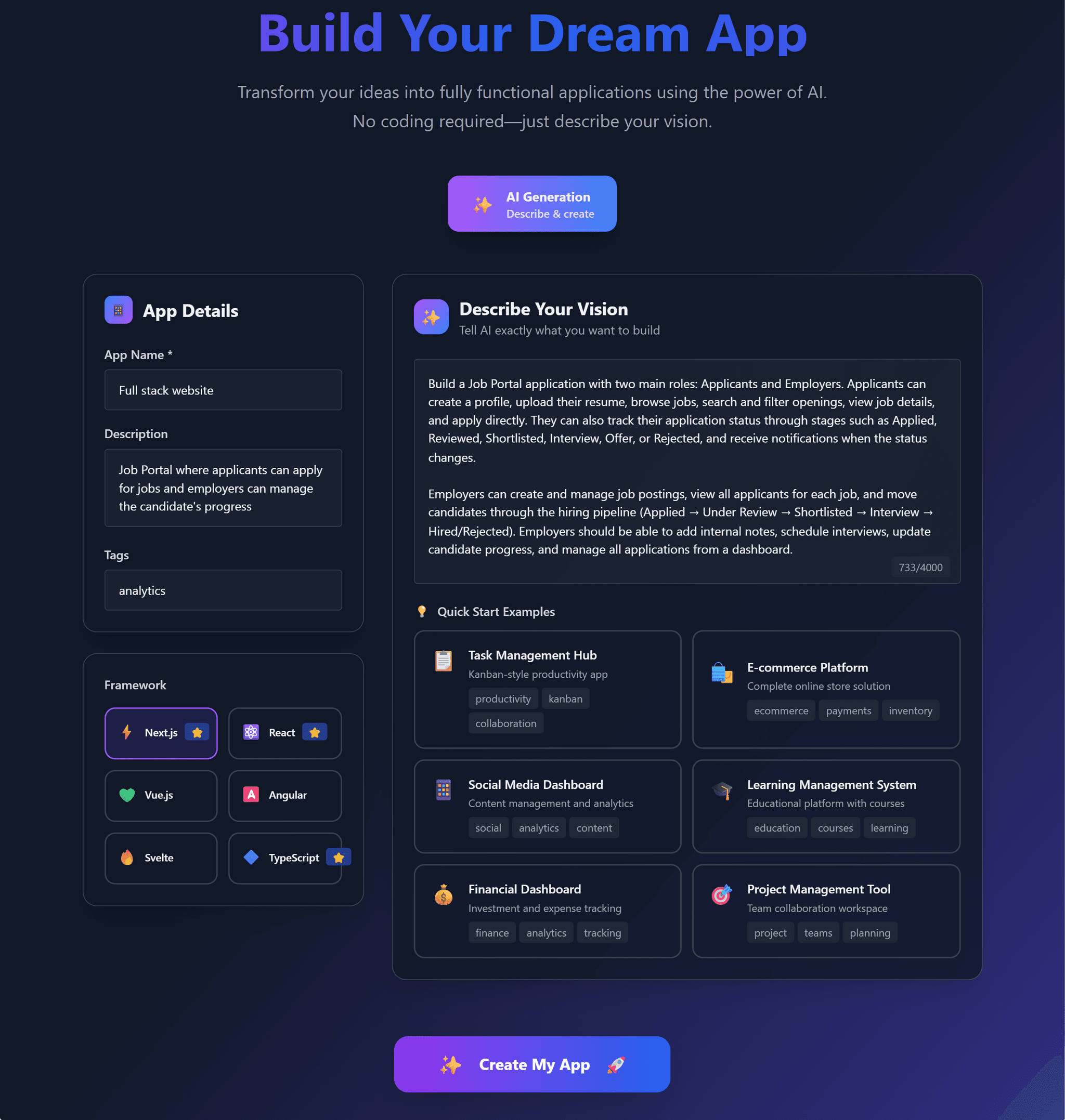 App Builder